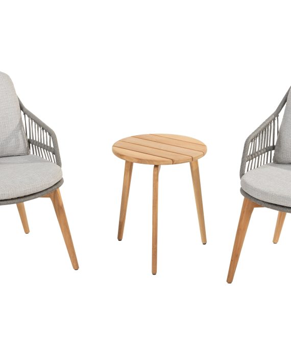 4 Seasons Outdoor Sempre Bistro With Zucca Side Table