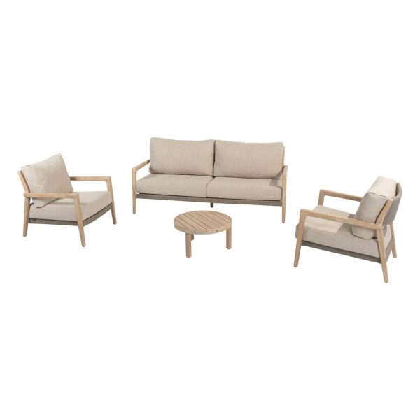 4 Seasons Outdoor Julia Lounge Set With Sem Tables And Footstool - Image 3