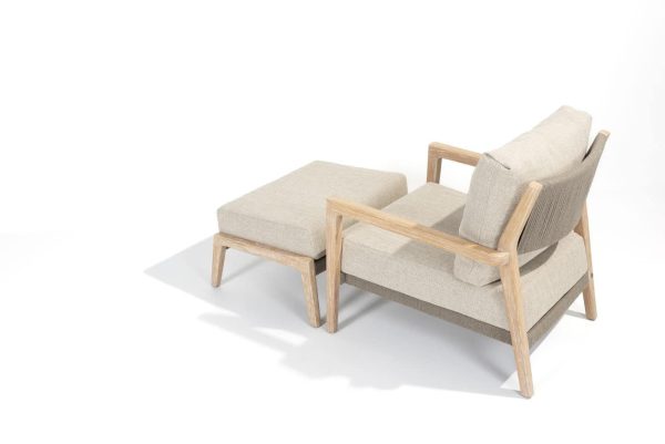 4 Seasons Outdoor Julia Lounge Set With Sem Tables And Footstool - Image 9