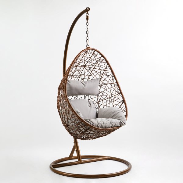 Goa Brown Rattan Hanging Chair