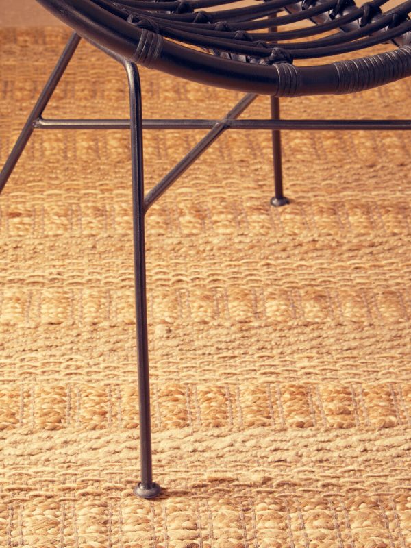 Java Black Natural Rattan Round Chair - Image 3