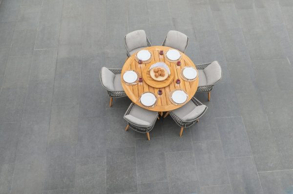 4 Seasons Outdoor Sempre Bistro With Zucca Side Table - Image 3