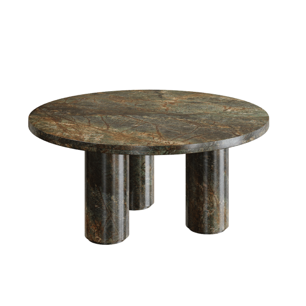 Casoli Marble Coffee Table, Forest Green - Image 2