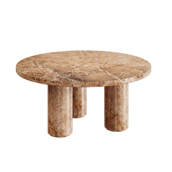 Casoli Marble Coffee Table, Mocha - Image 2