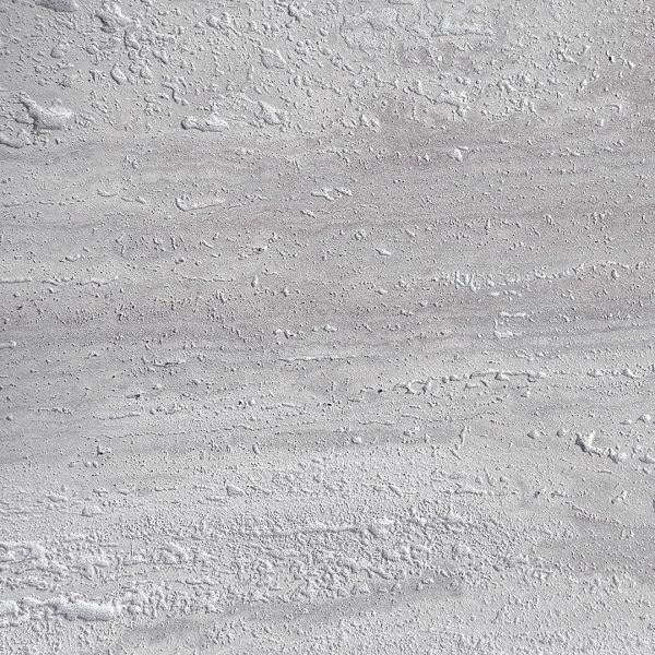 Porto Travertine Side Table, Grey - Image 3