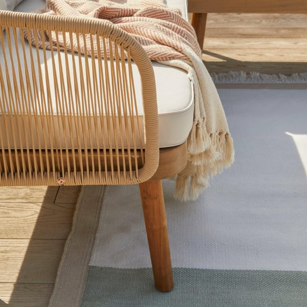 Eaden Rope Corner Dining Set -  Natural - Image 7