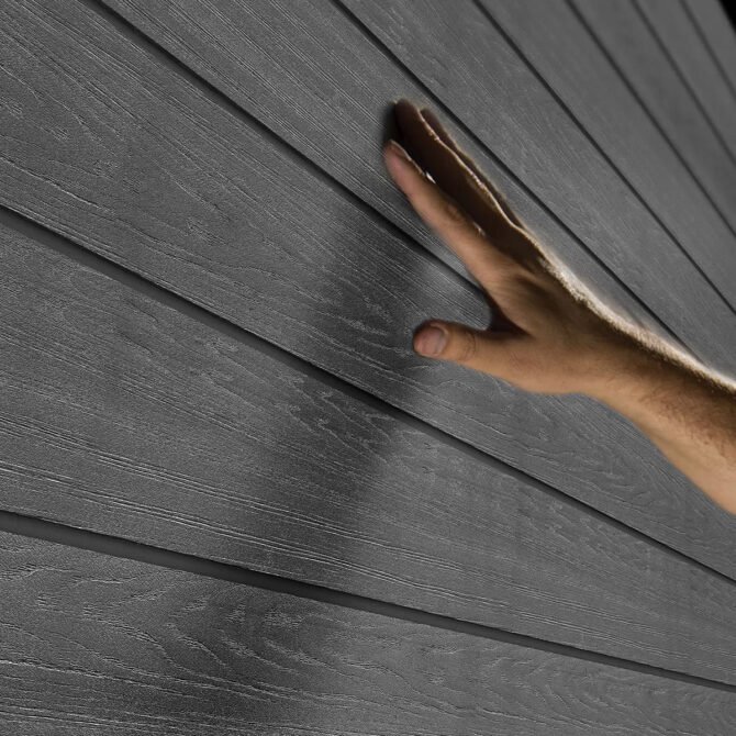 Keter 9x7.5 Newton Plus Side Entry Plastic Shed – Dark Grey - Image 4