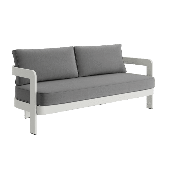 N3 Stone Three Seater Sofa Smoke Weave