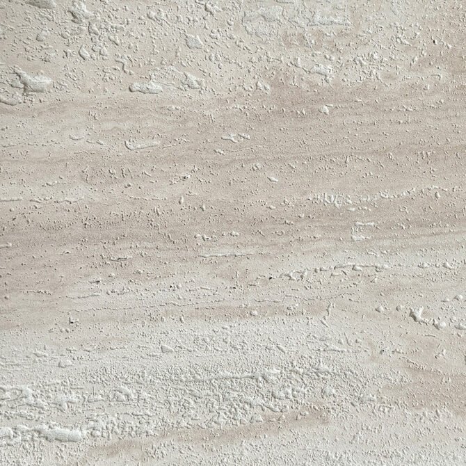 Cerazo Travertine Coffee Table, White - Image 6